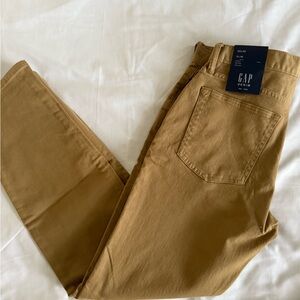GAP Tan Denim slim Jeans 30x30 NWT